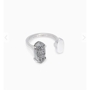 NWT Kendra Scott pryde silver open ring